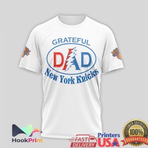 Grateful Dead New York Knicks Dad Dancing Bears NBA Basketball T Shirt