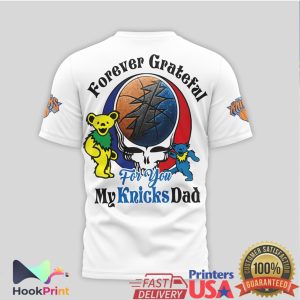 Grateful Dead New York Knicks Dad Dancing Bears NBA Basketball T Shirt
