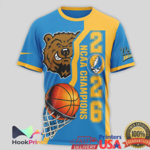 Grateful Dead UCLA Bruins NCAA Basketball Champions 2026 Vintage Style Custom Fans Men T Shirt