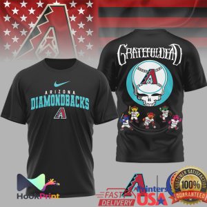 Grateful Dead x Arizona Diamondbacks Steal Your Face Baseball T Shirt Grateful Dead x Arizona Diamondbacks Steal Your Face Baseball T Shirt