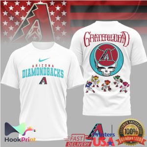 Grateful Dead x Arizona Diamondbacks Steal Your Face Baseball T Shirt
