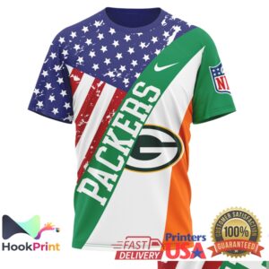Green Bay Packers Irish America St. Patrick's Day 2026 Vintage Fan Apparel T Shirt