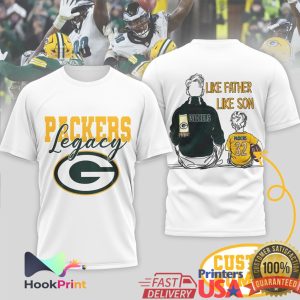 Green Bay Packers Legacy Like Father Like Son NFL T Shirt