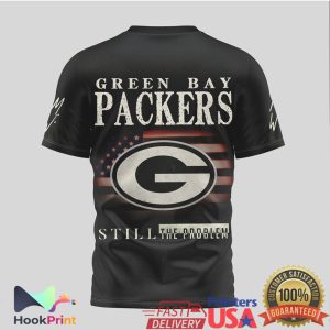 Green Bay Packers Longhorn Skull American Flag “Still The Problem” T Shirt Green Bay Packers Longhorn Skull American Flag “Still The Problem” T Shirt