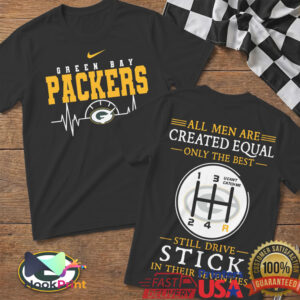 Green Bay Packers NFL Football Heartbeat Manual Transmission Best T Shirt Green Bay Packers NFL Football Heartbeat Manual Transmission Best T Shirt