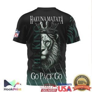 Green Bay Packers NFL Lion King Hakuna Matata Go Pack Go 3D T Shirt Green Bay Packers NFL Lion King Hakuna Matata Go Pack Go 3D T Shirt