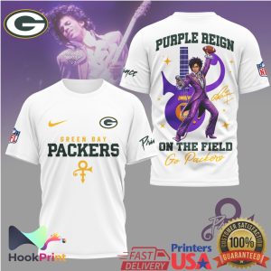 Green Bay Packers x Prince Purple Reign On The Field T Shirt