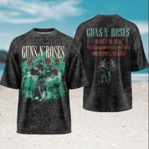 Guns N' Roses Monterrey Mexico 2026 World Tour Deer Antler Vintage Men Women T Shirt
