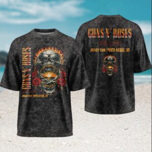 Guns N' Roses Porto Alegre 2026 Jockey Club World Tour Vintage Men Women Fans T Shirt