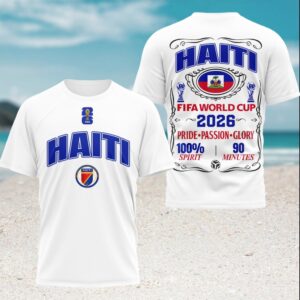Haiti FIFA World Cup 2026 Commemorative Soccer T Shirt Haiti FIFA World Cup 2026 Commemorative Soccer T Shirt