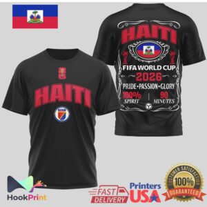 Haiti FIFA rld Cup 2026 Pride Passion Glory Soccer Sports T Shirt