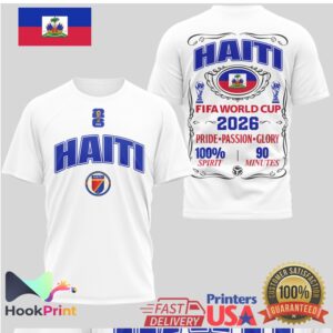 Haiti FIFA rld Cup 2026 Pride Passion Glory Soccer Sports T Shirt