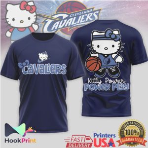 Hello Kitty Cleveland Cavaliers Kitty Power Power Play Basketball T Shirt Hello Kitty Cleveland Cavaliers Kitty Power Power Play Basketball T Shirt