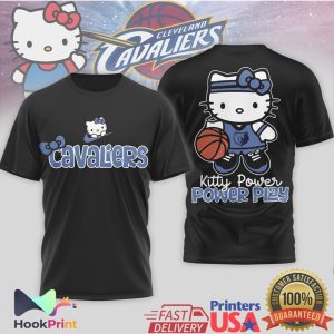 Hello Kitty Cleveland Cavaliers Kitty Power Power Play Basketball T Shirt