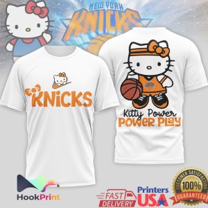 Hello Kitty New York Knicks Basketball Kitty Power Play Graphic T Shirt