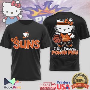 Hello Kitty Phoenix Suns Basketball Kitty Power Play Graphic T Shirt