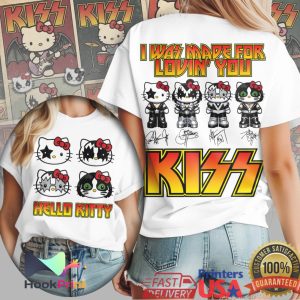 Hello Kitty x KISS Band I Was Made For Lovin' You Full Band T Shirt