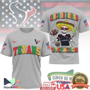 Houston Texans Cinco De Drinko Bitchachos 2026 Mexican Fiesta Vintage Fans Men Women T Shirt
