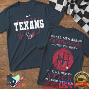 Houston Texans Vintage Style Stick Shift Best Men in Their 70s Gift T Shirt