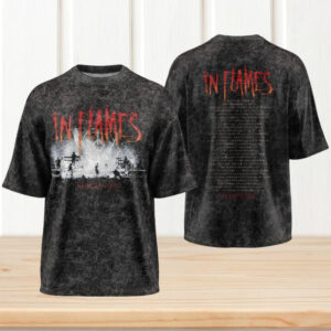 In Flames Europe 2026 Tour Concert Stage Vintage Style Metal Fans T Shirt In Flames Europe 2026 Tour Concert Stage Vintage Style Metal Fans T Shirt