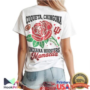 Indiana Hoosiers Mamacita Coqueta Chingona Mother's Day 2026 Style Women T Shirt