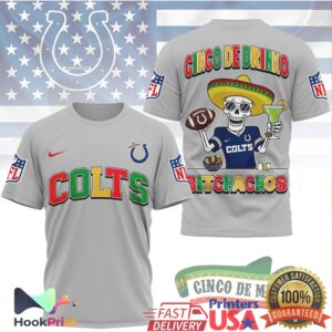 Indianapolis Colts Cinco De Drinko Bitchachos 2026 Mexican Fiesta Retro Fans Men Women T Shirt