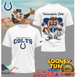 Indianapolis Colts Looney Tunes Taz Football Graphic T Shirt