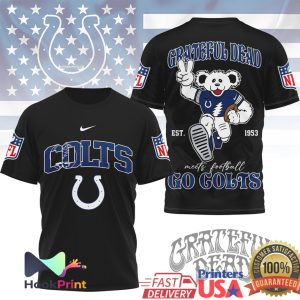 Indianapolis Colts x Grateful Dead Dancing Bear NFL T Shirt
