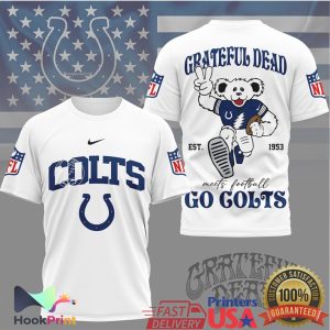 Indianapolis Colts x Grateful Dead Dancing Bear NFL T Shirt