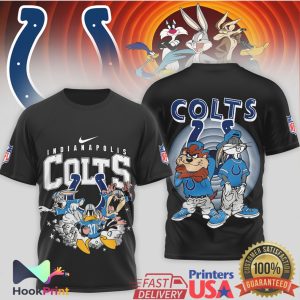 Indianapolis Colts x Looney Tunes Retro Character NFL Fan T Shirt Indianapolis Colts x Looney Tunes Retro Character NFL Fan T Shirt
