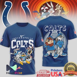 Indianapolis Colts x Looney Tunes Retro Character NFL Fan T Shirt