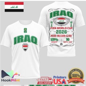 Iraq National Team FIFA rld Cup 2026 Pride Passion Glory T Shirt