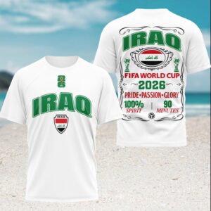 Iraq World Cup 2026 Pride of Mesopotamia Football T Shirt Iraq World Cup 2026 Pride of Mesopotamia Football T Shirt