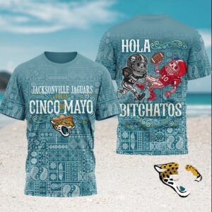 Jacksonville Jaguars Cinco de Mayo Bitchatos Paisley T Shirt Jacksonville Jaguars Cinco de Mayo Bitchatos Paisley T Shirt