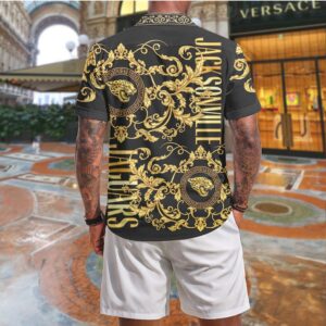Jacksonville Jaguars Gold Baroque Luxury Pattern 2026 Fashion T Shirt