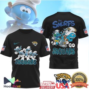 Jacksonville Jaguars Smurfs Team Spirit Go Jaguars T Shirt Jacksonville Jaguars Smurfs Team Spirit Go Jaguars T Shirt