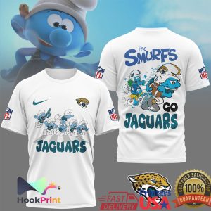 Jacksonville Jaguars Smurfs Team Spirit Go Jaguars T Shirt
