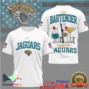 Jacksonville Jaguars This Bartender Loves The Jaguars NFL Fan Shirt