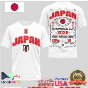 Japan FIFA rld Cup 2026 Pride Passion Glory Football T Shirt