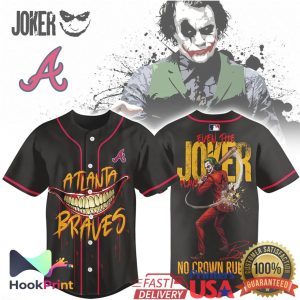 Joker x Atlanta Braves Baseball No Crown Rules Series Jersey