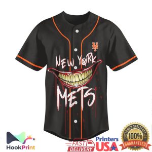Joker x New York Mets Baseball Jersey Dark Knight Inspired Fan Apparel Joker x New York Mets Baseball Jersey Dark Knight Inspired Fan Apparel