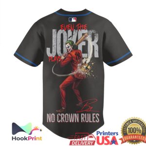 Joker x New York Yankees Baseball Jersey “Even The Joker Plays” Jersey