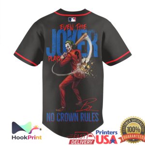 Joker x Philadelphia Phillies Baseball Jersey Custom Villain Logo Jersey