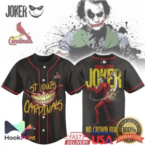 Joker x St. Louis Cardinals Baseball Jersey “No Crown Rules” Edition