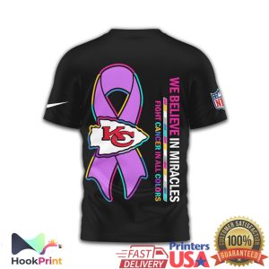 Kansas City Chiefs Crucial Catch Intercept Cancer We Believe In Miracles T Shirt Kansas City Chiefs Crucial Catch Intercept Cancer We Believe In Miracles T Shirt