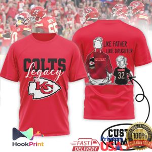 Kansas City Chiefs Legacy Like Father Like Son Daughter Football Gift T Shirt