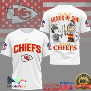 Kansas City Chiefs Put On The Armor Of God Snoopy Charlie Brown 2026 T Shirt Kansas City Chiefs Put On The Armor Of God Snoopy Charlie Brown 2026 T Shirt