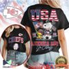 Las Vegas Raiders America 250 Snoopy Patriotic USA Flag T Shirt Las Vegas Raiders America 250 Snoopy Patriotic USA Flag T Shirt
