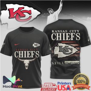 Kansas City Chiefs Still The Problem Steer Skull American Flag T Shirt