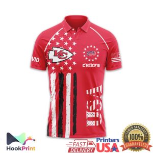 Kansas City Chiefs USA 250th Anniversary 1776 2026 Custom Name Polo Shirt Kansas City Chiefs USA 250th Anniversary 1776 2026 Custom Name Polo Shirt
